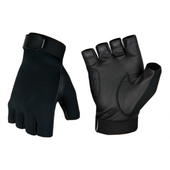 Half Finger Shooting Gloves Black (Invader Gear) L 90